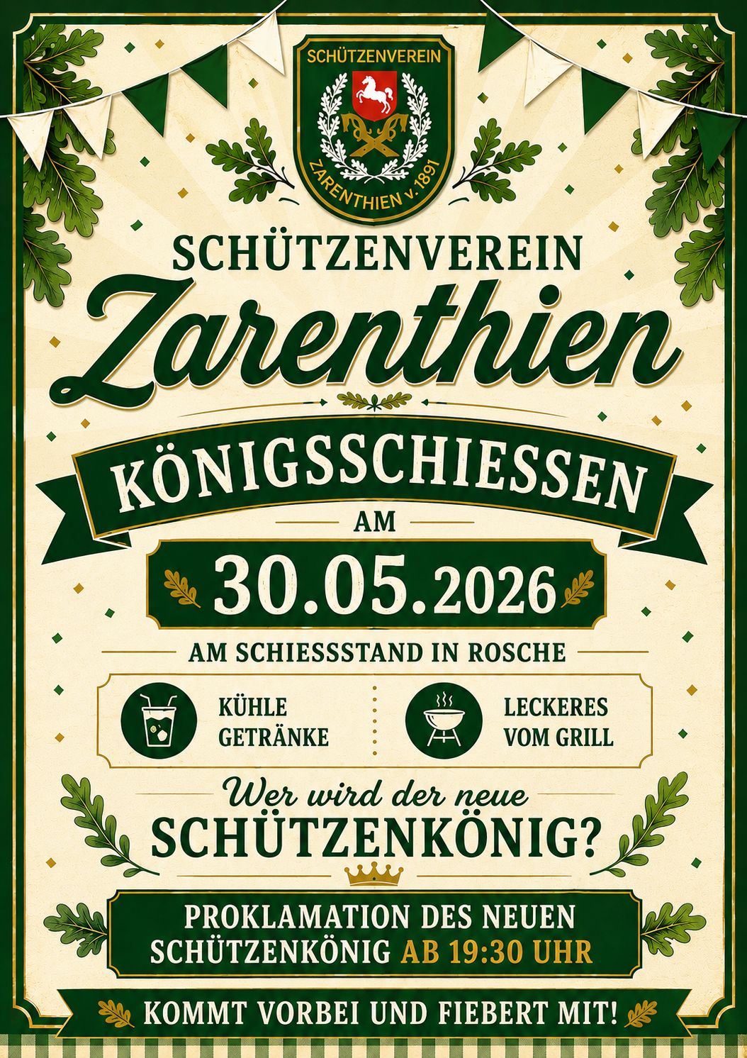 Werbung Konigschiessen